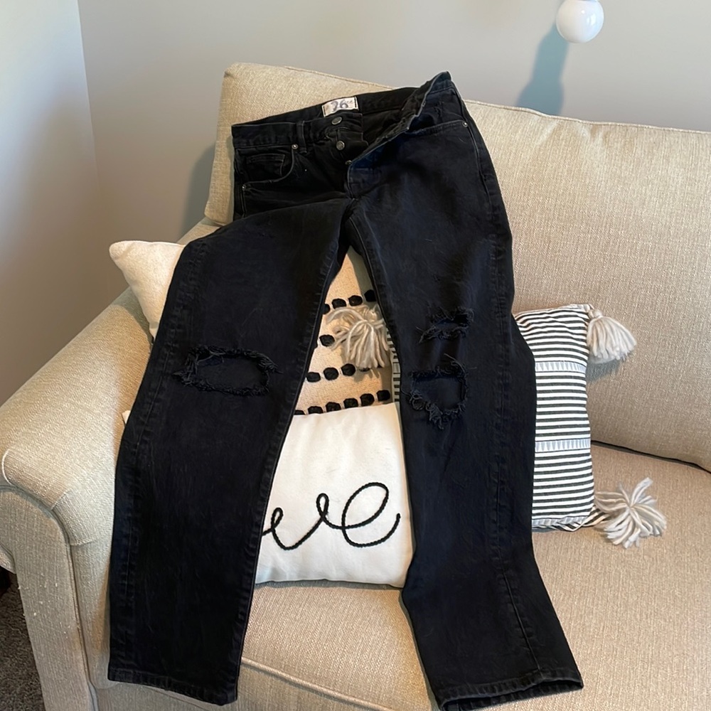 Free people black jeans